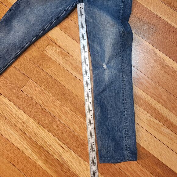 Mother The Dazzler Hoover Straight Leg High Waist Jeans, Sz 26 - Picture 9 of 9